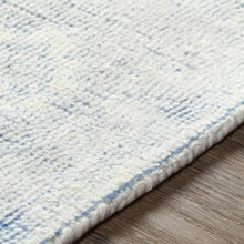 Carregar imagem no visualizador da galeria, Calderbank Sky Blue Wool-Blend Area Rug