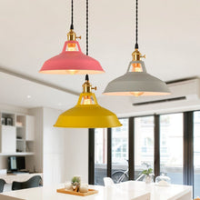 Cargar imagen en el visor de la galería, Color Block Shade Pendant Light