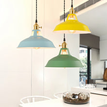 Cargar imagen en el visor de la galería, Color Block Shade Pendant Light