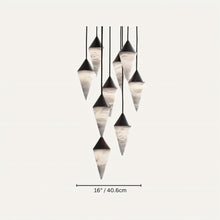 Load image into Gallery viewer, Conus Alabaster Chandelier