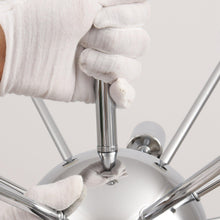 Cargar imagen en el visor de la galería, Cordell 18-Light Chrome Sputnik Sphere Chandelier