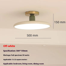 Load image into Gallery viewer, Cream Ceiling Light for Bedroom with Full Spectrum Lighting