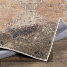 Carregar imagem no visualizador da galeria, Carrabelle Peach Washable Area Rug - Clearance