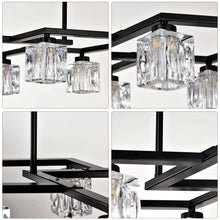 Load image into Gallery viewer, Crystal Chandelier for Dining Room with 8-Light for Modern Farmhouse Design