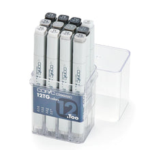 Load image into Gallery viewer, COPIC Original Marker 12pc Toner Gray (NEW 2022)