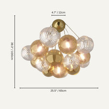 Load image into Gallery viewer, Cuneiform Indoor Chandelier