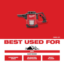 Carregar imagem no visualizador da galeria, Milwaukee 0882-20 M18™ Compact Vacuum