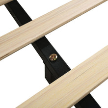 Carregar imagem no visualizador da galeria, Full Size Upholstery Platform Bed Frame with Sloped Headboard, White