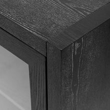 Load image into Gallery viewer, Wood Storage Cabinet with Three tempered glass doors and Adjustable Shelf,Suitable for living room, study and entrance