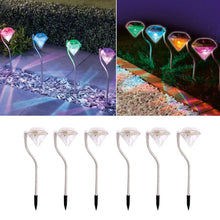 Load image into Gallery viewer, Decorative Diamond-Shaped Solar Ground Light for Garden Pathways
