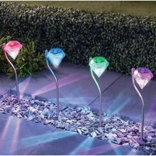 Load image into Gallery viewer, Decorative Diamond-Shaped Solar Ground Light for Garden Pathways