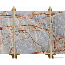 Load image into Gallery viewer, Deep River Gray Bookmatching Marble Slabs Polished - Full Truckload