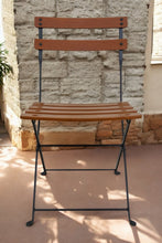 Load image into Gallery viewer, DemarForge Folding Chair 5508 - Stackable - European Chestnut Wood Clear Coated Slats (Set of 2)