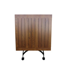 Carregar imagem no visualizador da galeria, DemarForge Folding Square Table 4114 - Stackable - European Chestnut Wood Clear Coated