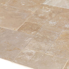Load image into Gallery viewer, Denizli Beige Antique Pattern Travertine Tile - Full Truckload