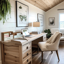 Carregar imagem no visualizador da galeria, Green & White Desktop Organizer, Choose Your Style