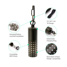 Load image into Gallery viewer, Die-Cast Brass Hollowed Out Hanging Light Modern with 1 Meter Chain