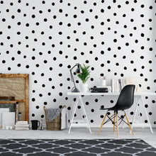 Carregar imagem no visualizador da galeria, Circle Polka Dots Pattern Peel and Stick Wallpaper | Removable Wall Mural #6206