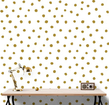 Carregar imagem no visualizador da galeria, Circle Polka Dots Pattern Peel and Stick Wallpaper | Removable Wall Mural #6206