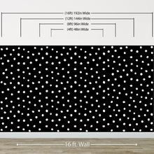 Carregar imagem no visualizador da galeria, Circle Polka Dots Pattern Peel and Stick Wallpaper | Removable Wall Mural #6206