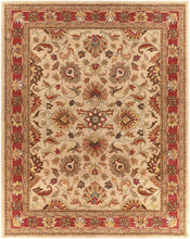 Cargar imagen en el visor de la galería, Cherryfield Hand Tufted Brown & Rust 1001 Wool Rug