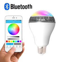 Carregar imagem no visualizador da galeria, Bluetooth Speaker Smart LED Light Bulb - E27 Multi-Color