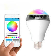 Carregar imagem no visualizador da galeria, Bluetooth Speaker Smart LED Light Bulb - E27 Multi-Color