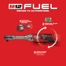 Carregar imagem no visualizador da galeria, Milwaukee 2560-20 M12 FUEL™ 3/8 in. Extended Reach Ratchet
