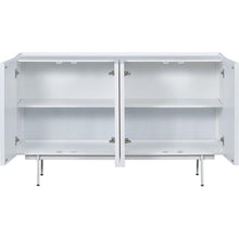 Carregar imagem no visualizador da galeria, Modern Cabinet with 4 Doors, Suitable for Living Rooms, Entrance and Study Rooms.