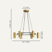 Load image into Gallery viewer, Ecliptis Round Chandelier