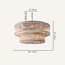Load image into Gallery viewer, Eikon 2-Tier Chandelier