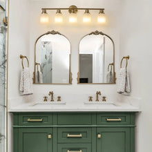 Load image into Gallery viewer, Elegant Vanity Lights for Bathroom in Gold with 5 Lights Fixture