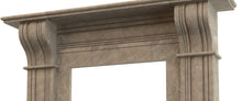 Load image into Gallery viewer, Emperador Light Brown Marble Hand-carved Fireplace Surround (W)12" (L)48" (H)60"