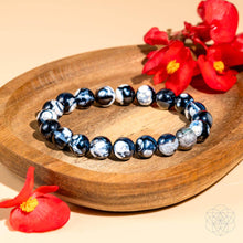 Carregar imagem no visualizador da galeria, Exotic Orca Agate Bracelet of Deep Healing