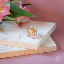 Carregar imagem no visualizador da galeria, Eye of The Sun - Silver Aura Ring of Attraction