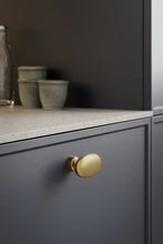 Load image into Gallery viewer, Dark Brushed Gold "Baron" Cup Pull and Knobs