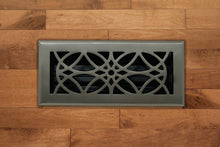 Cargar imagen en el visor de la galería, Cast Brass Empire Vent Cover - Brushed Nickel