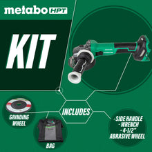 Carregar imagem no visualizador da galeria, Metabo HPT G3612DVEQ6M 36V MultiVolt™ 4-1/2" Disc Angle Grinder, Slide Switch (Tool Body Only)