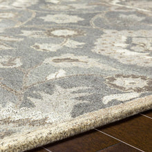 Cargar imagen en el visor de la galería, Conesus 1195 Hand Tufted Ivory & Taupe Wool Rug