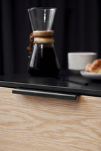 Load image into Gallery viewer, Edge Brushed Matt Black "Artisan" Drawer Pulls