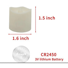 Carregar imagem no visualizador da galeria, Flameless LED Candle Light – Warm White, Timed Light with Flashing Mode