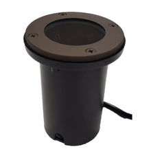 Carregar imagem no visualizador da galeria, Flat Top In Ground Well Light Body and Brass Decorative Cover