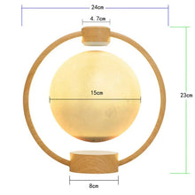 Carregar imagem no visualizador da galeria, Floating Moon Lamp with Bluetooth Speaker and Colorful Lights