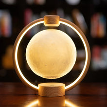Carregar imagem no visualizador da galeria, Floating Moon Lamp with Bluetooth Speaker and Colorful Lights