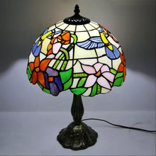 Carregar imagem no visualizador da galeria, Elegant Flower Tiffany Lamp Glass Tabletop