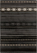 Carregar imagem no visualizador da galeria, Fogertown Black Western Rug