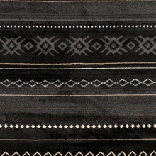 Carregar imagem no visualizador da galeria, Fogertown Black Western Rug