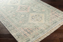 Carregar imagem no visualizador da galeria, Foraker Sage Green Cotton Rug