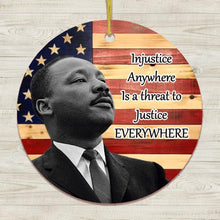 Load image into Gallery viewer, Dr. Martin Luther King Jr MLK Quote Ornament