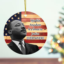 Load image into Gallery viewer, Dr. Martin Luther King Jr MLK Quote Ornament